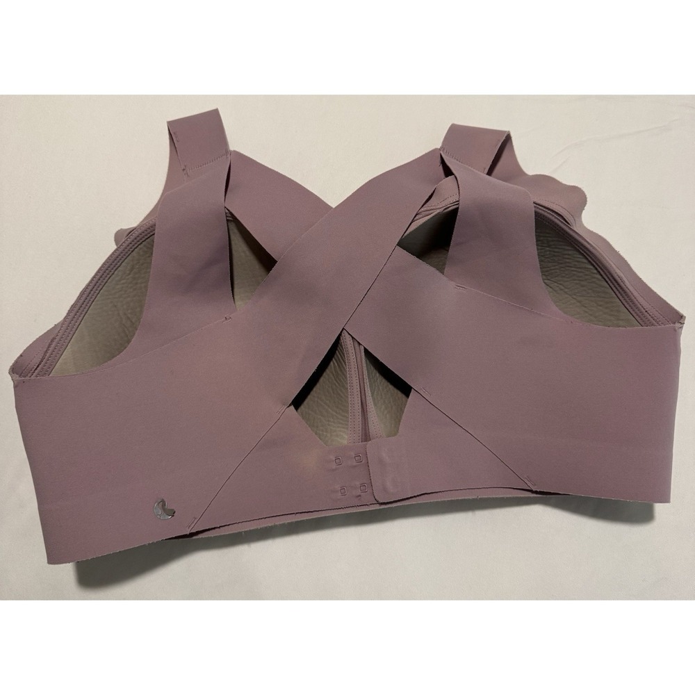 Lululemon Enlite High Support Bra Athletic Lilac Purple Back Closure 38DD - Picture 2 of 7